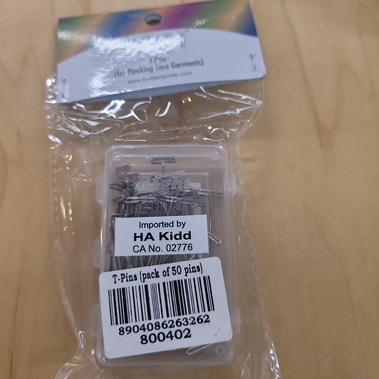 Knitter pride T-pins