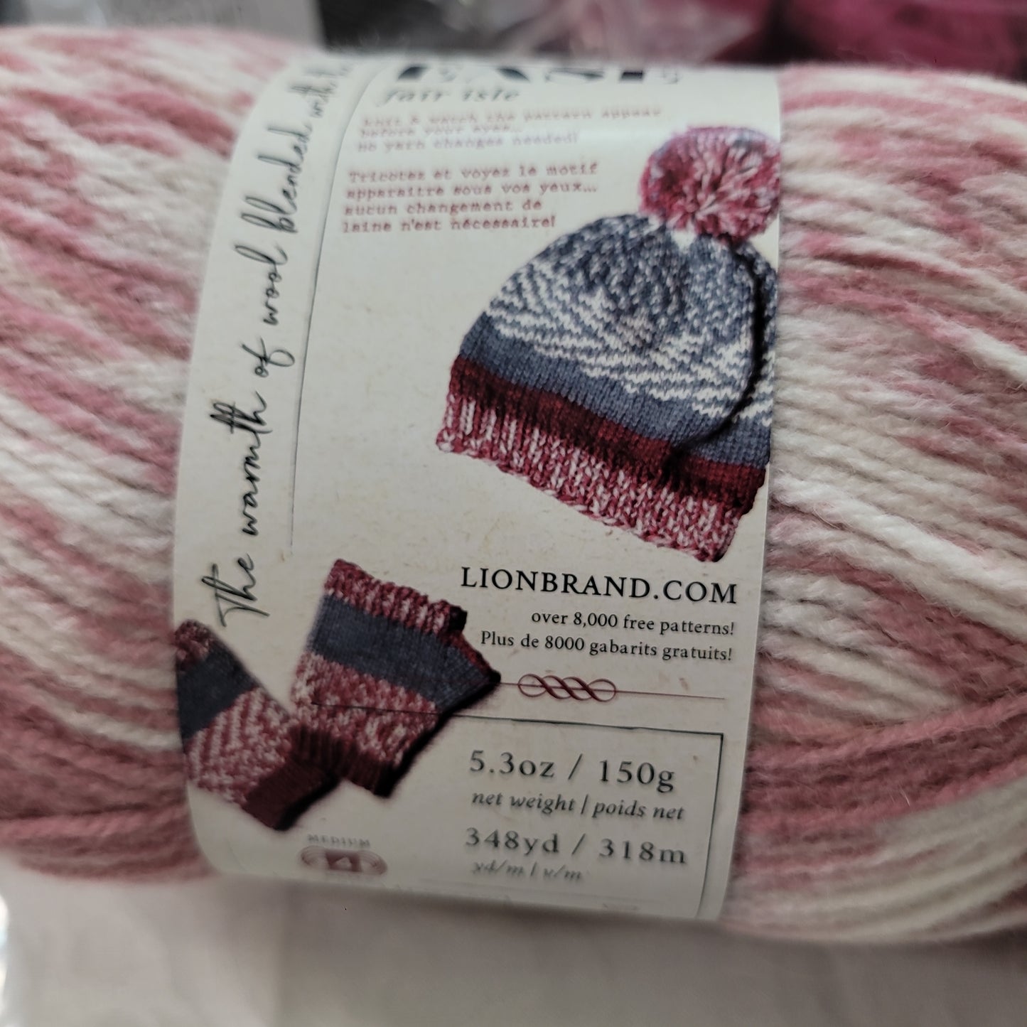 Wool Ease Fair isle