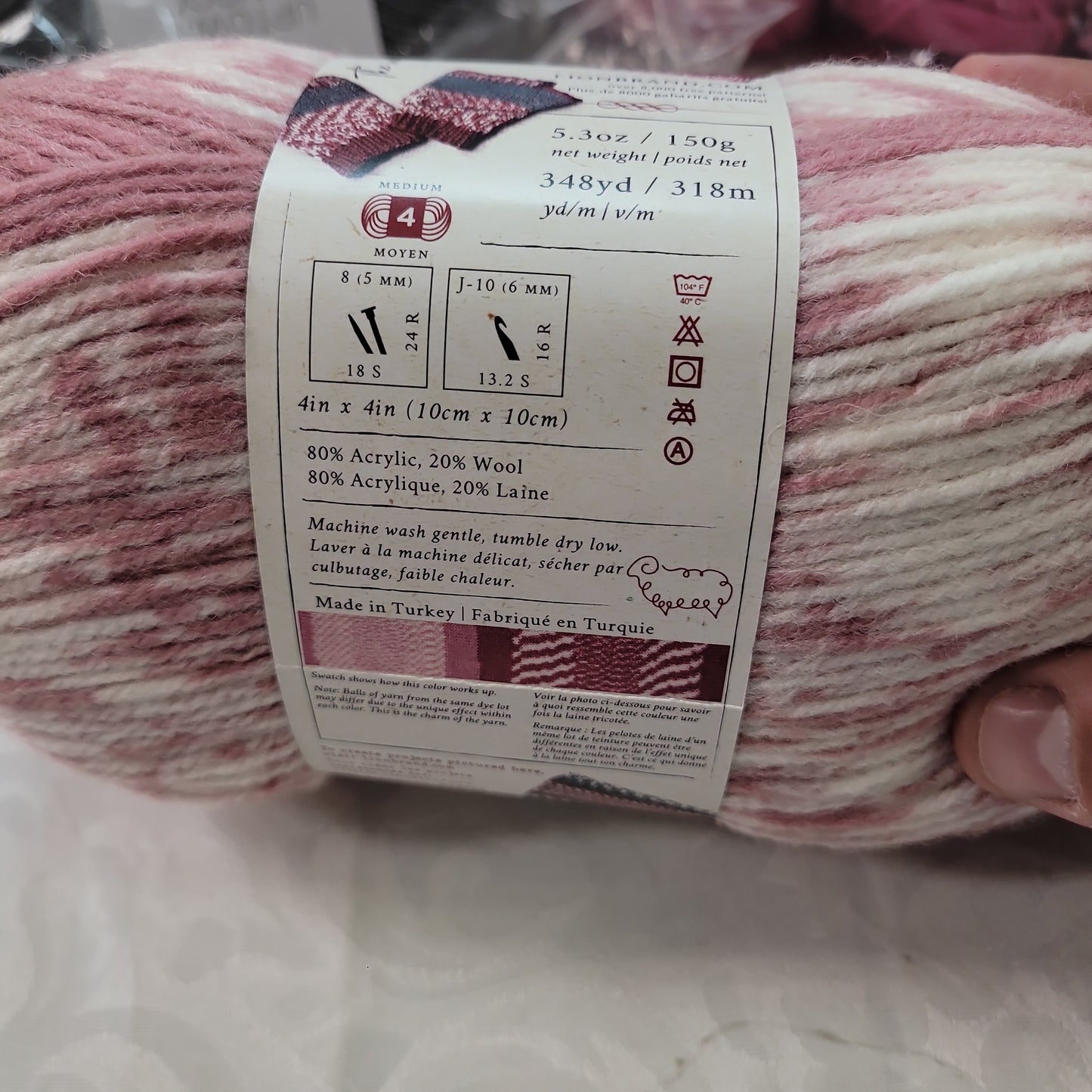 Wool Ease Fair isle