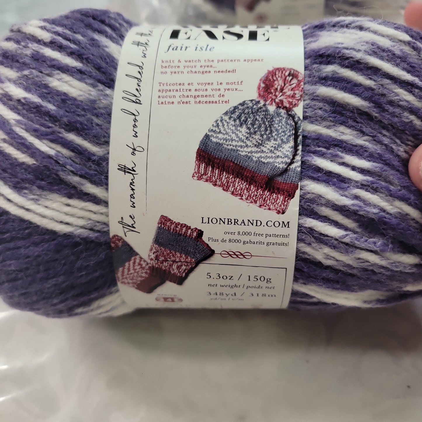Wool Ease fair Isle