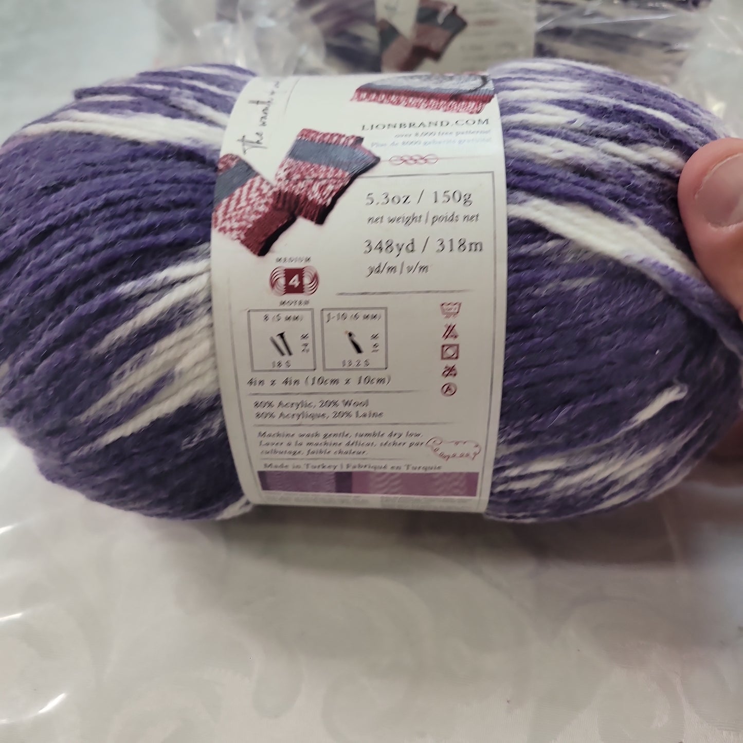 Wool Ease fair Isle