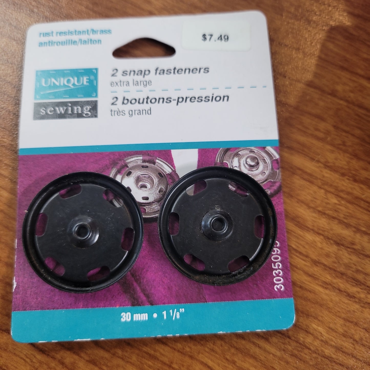Unique - Boutons-pression 30mm⁹ by Unique