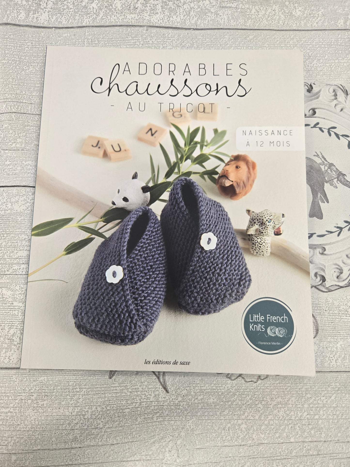 Adorable chaussons au tricot