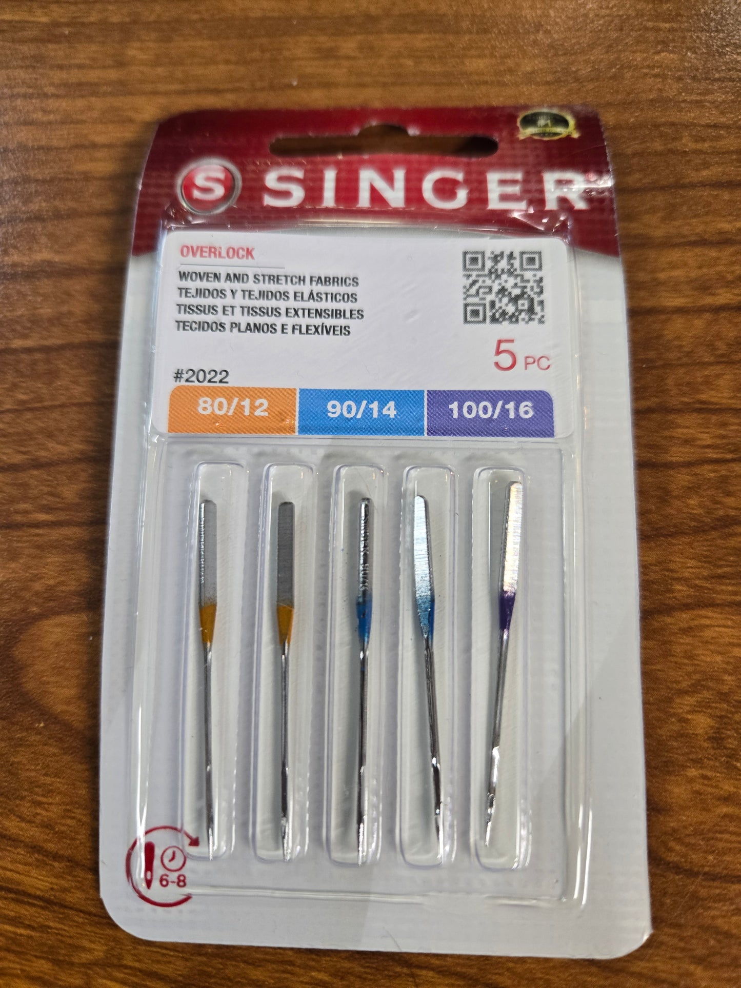 Aiguille Singer assortie regulier