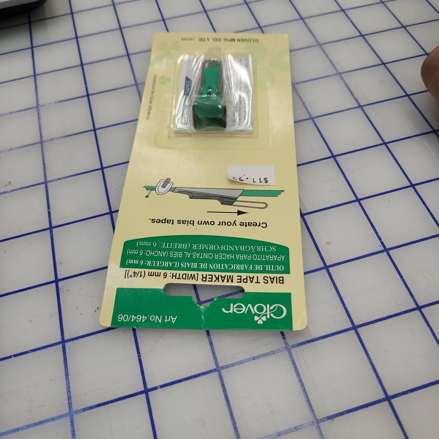 CLOVER 464/06 - Bias Tape Maker - 6mm (1⁄4″)