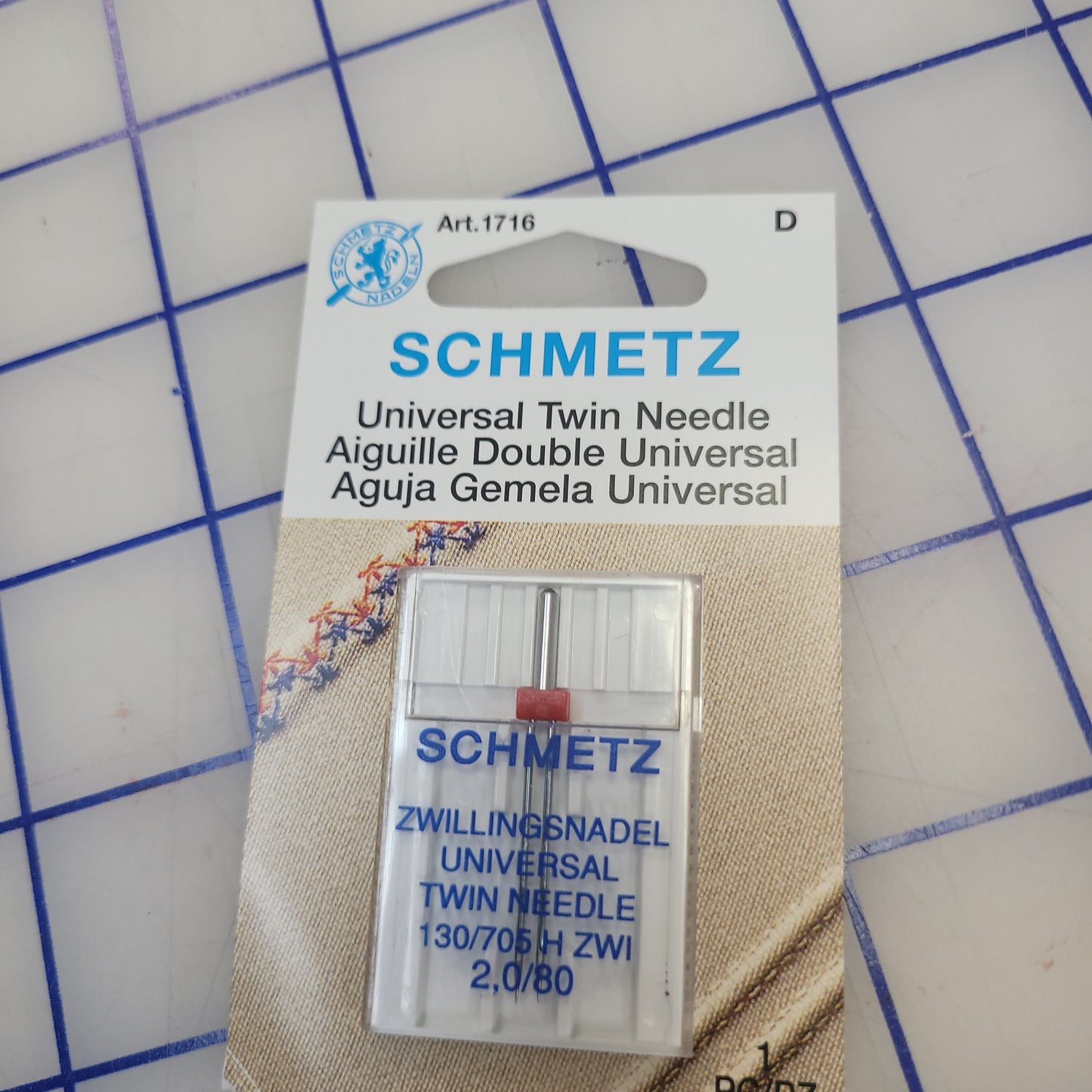 Aiguille double schnetz 2mm