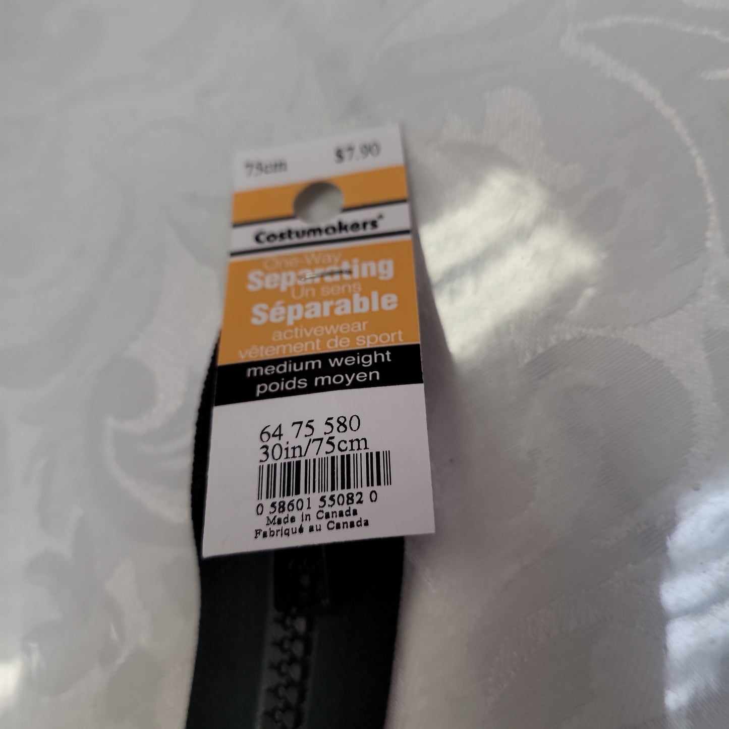 Zipper séparable