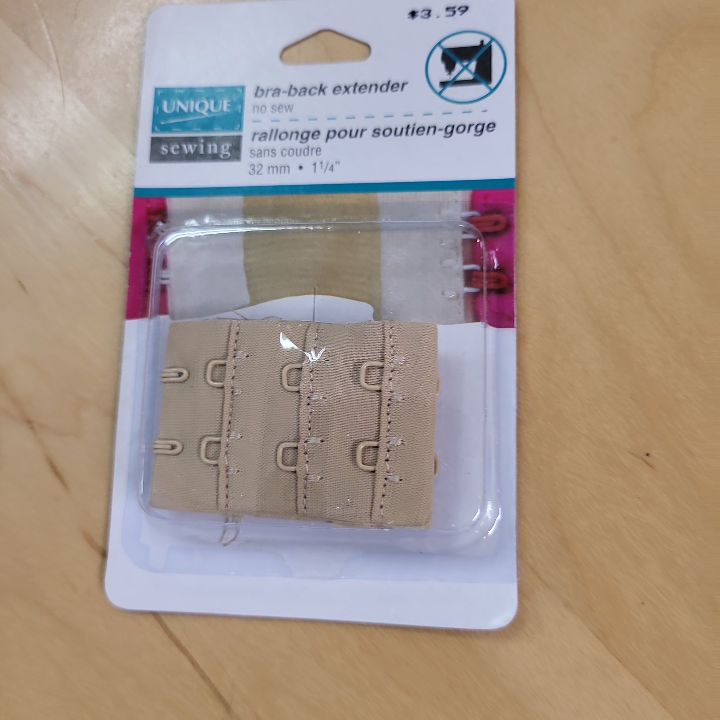 UNIQUE SEWING Bra Back Extender - Beige - 32mm (11⁄4″)