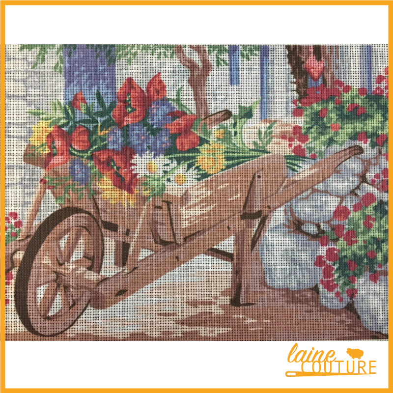 Margot - Brouette fleurie