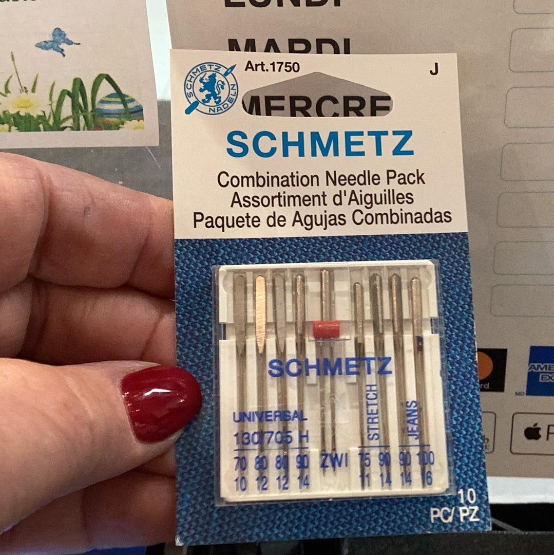 Schmetz mix pack avec double needle