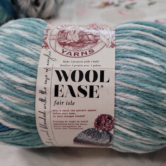 Wool Ease fair Isle