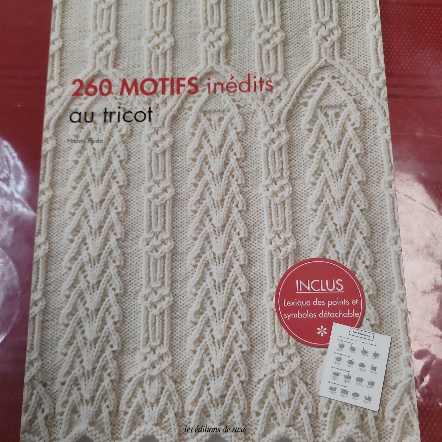 Livre 260 motifs inédits au tricot