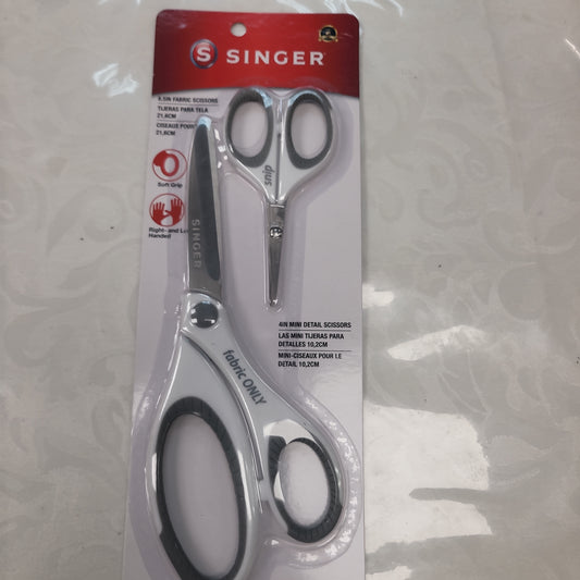 Ciseau Singer combo Soft grip et mini ciseau