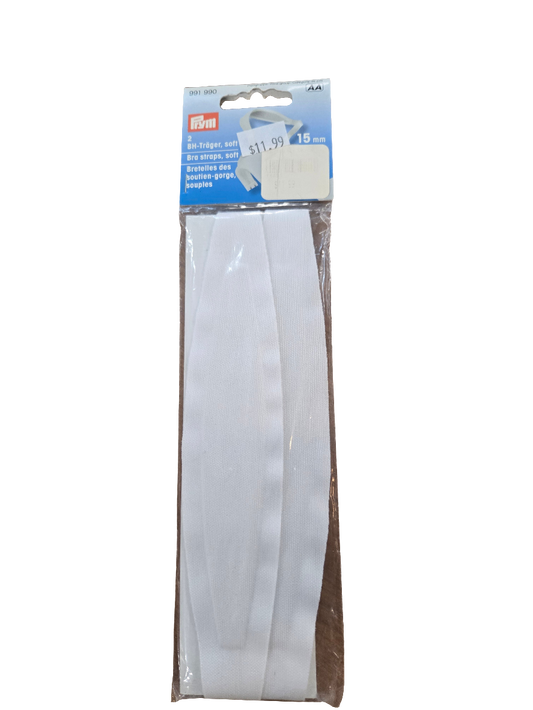 Bretelles de soutien-gorge souple blanc