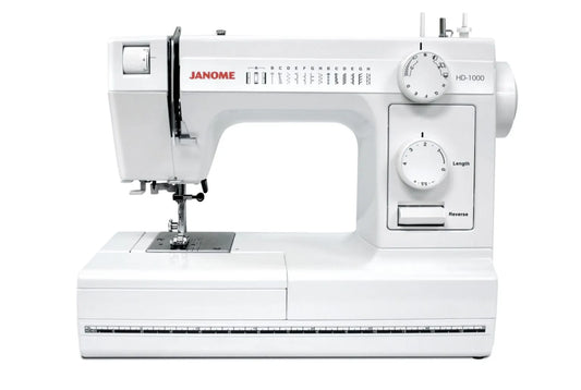 Janome HD1000 Heavy-Duty Mechanical Sewing Machine by Laine Couture