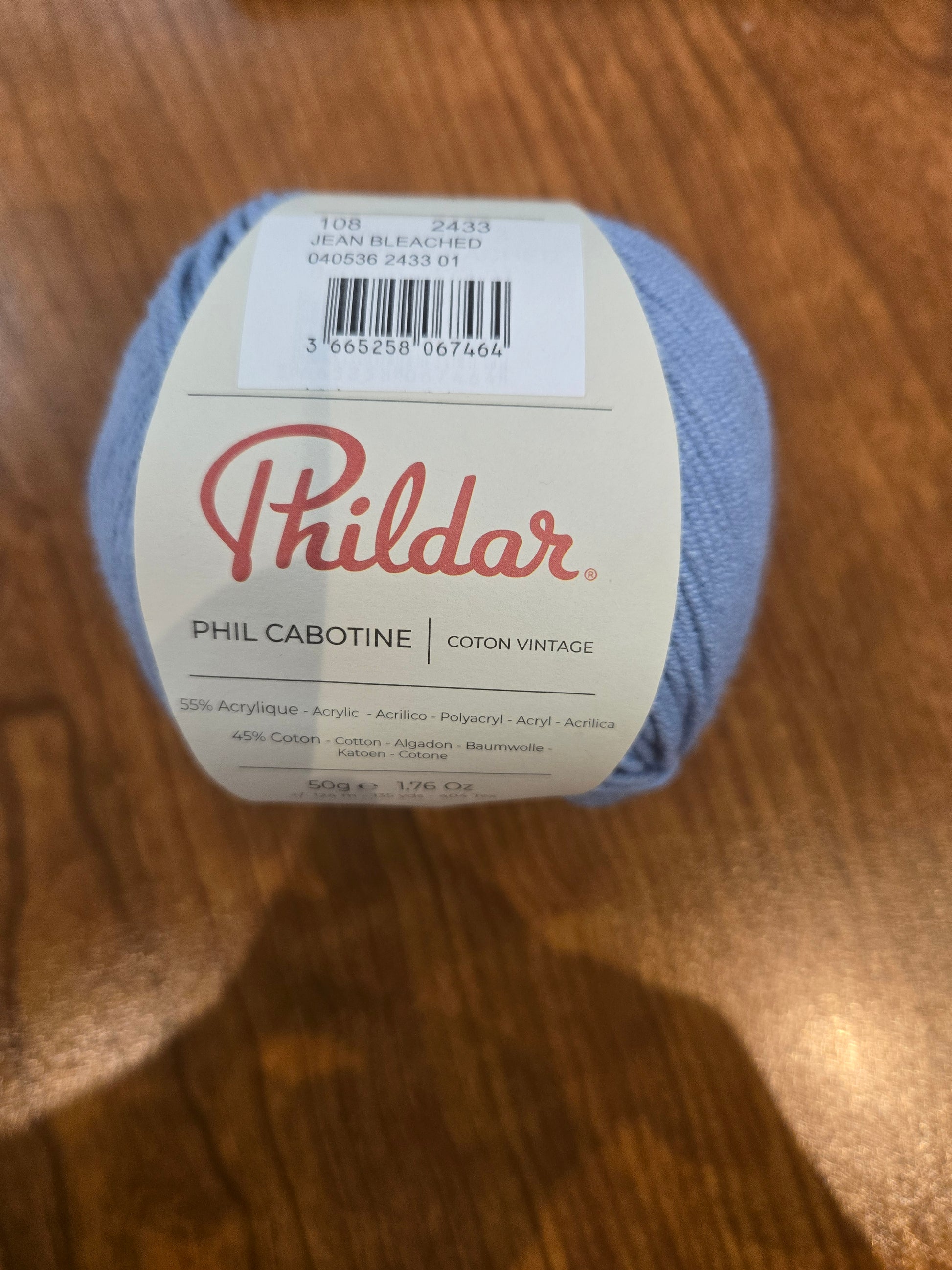 Phil Cabotine coton vintage - Laine Couture