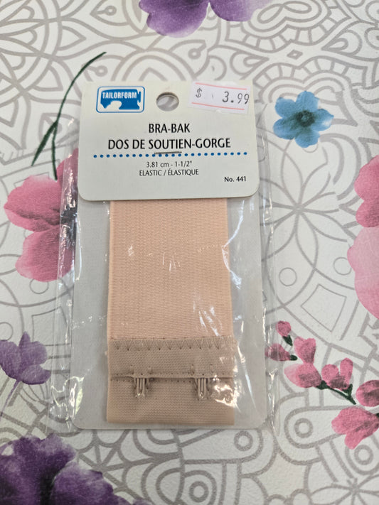 Bra bak beige 3.81cm 1 1/2"
