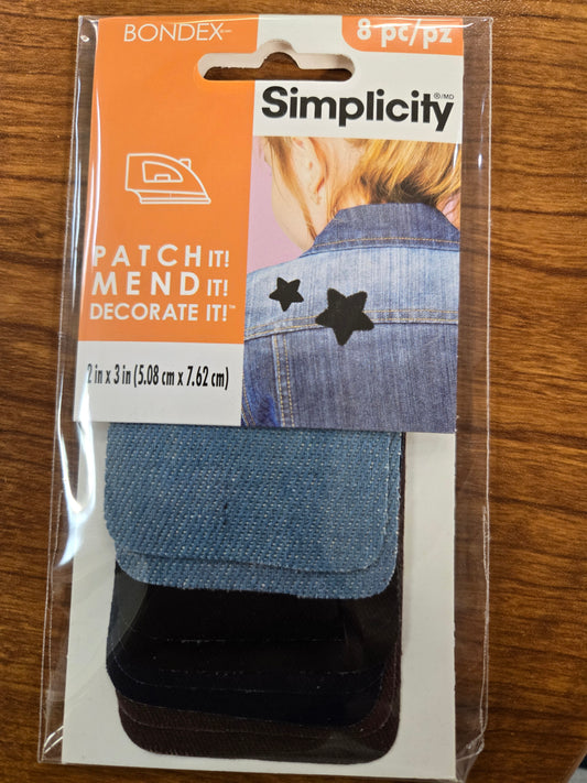 Patch mend simplicity 2x3 by Laine Couture