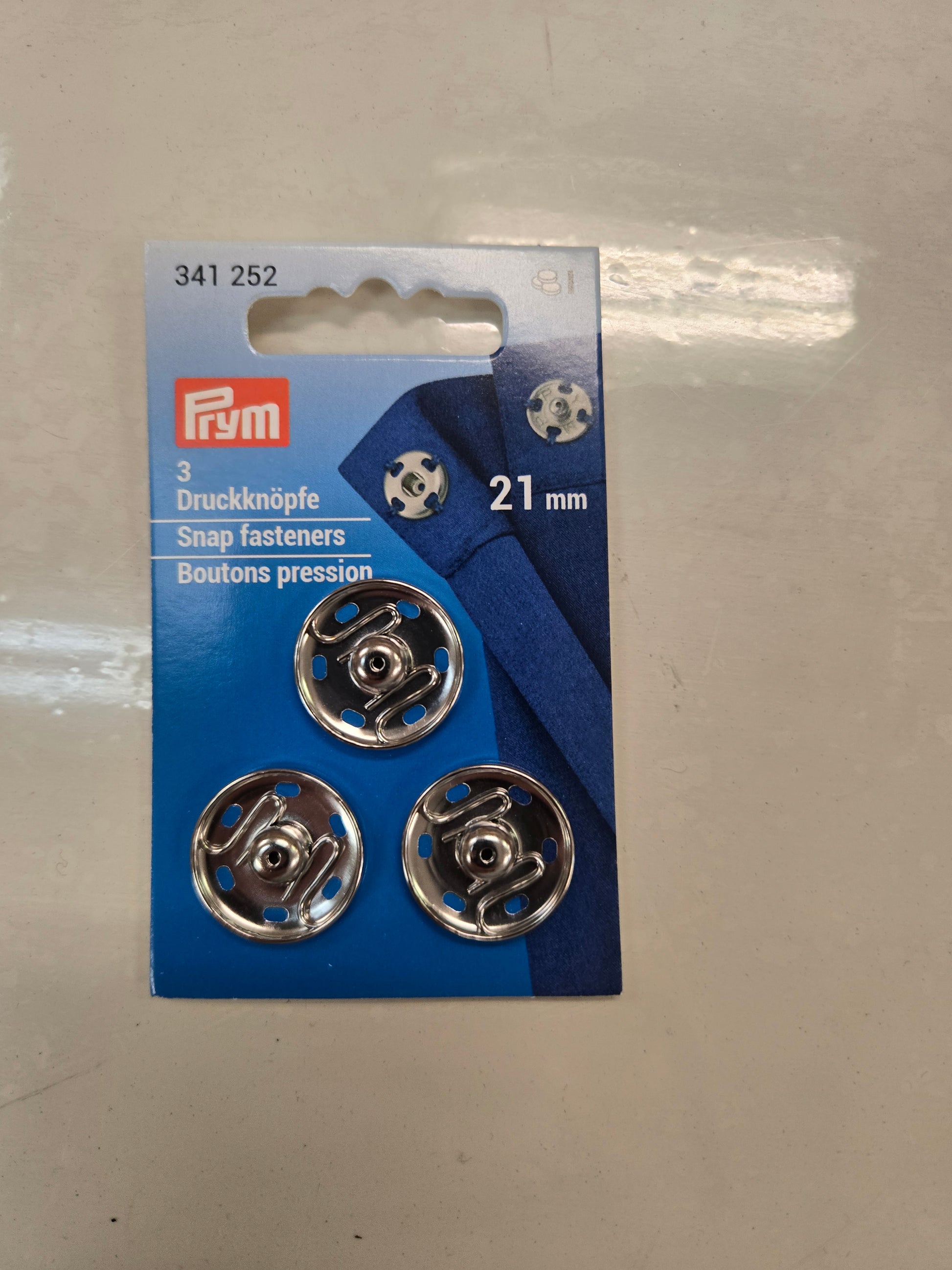 Boutons pression 21mm - Laine Couture