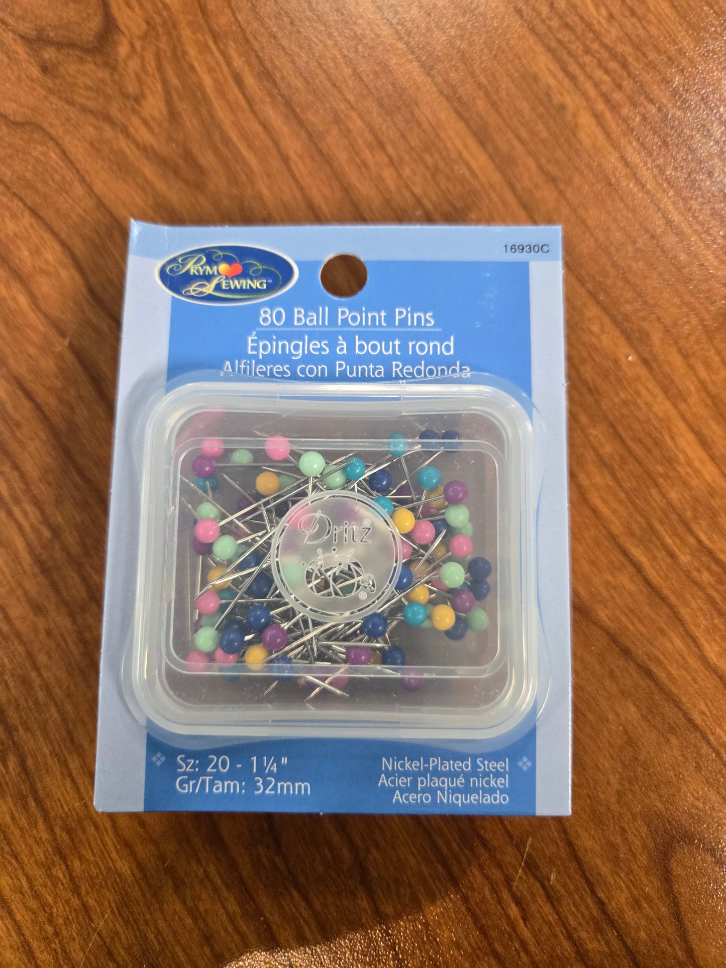 PRYM ball point pins size 20 by Prym