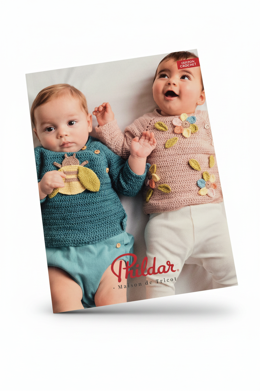 Catalogue Phildar – Édition Crochet Bébé by Laine Couture