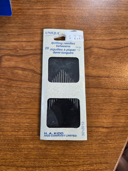 Quilting needles