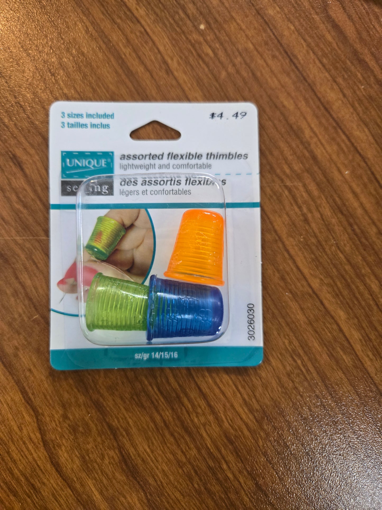 Dés assortis flexibles