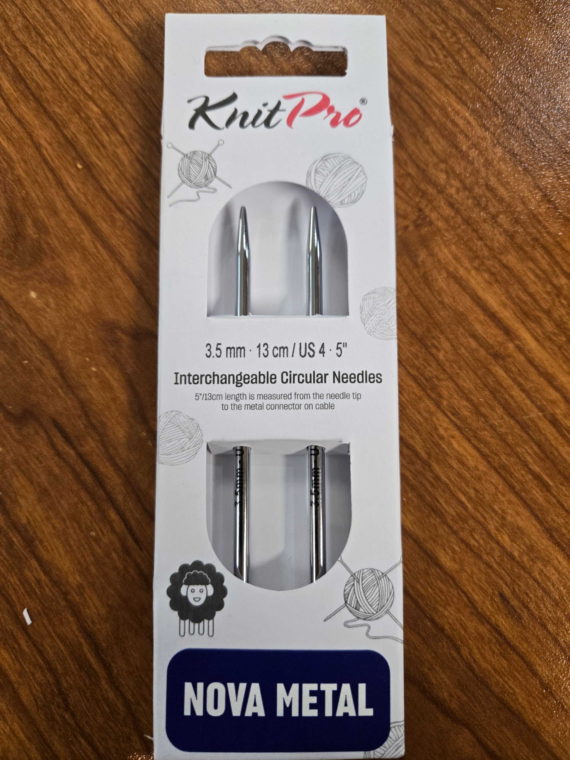 Knit pro Nova metal 5 pouce - Laine Couture