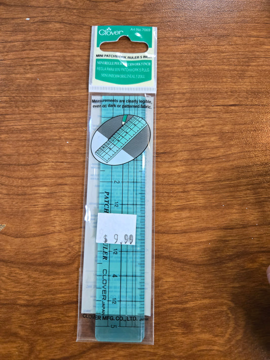 Clover - Règle pour patchwork 5''
