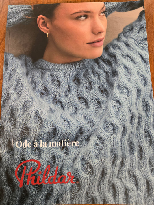 Ode à la matière livre tricot Phildar by Laine Couture