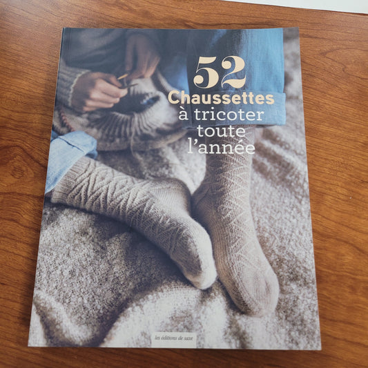 52 chaussettes à tricoter toute l'année