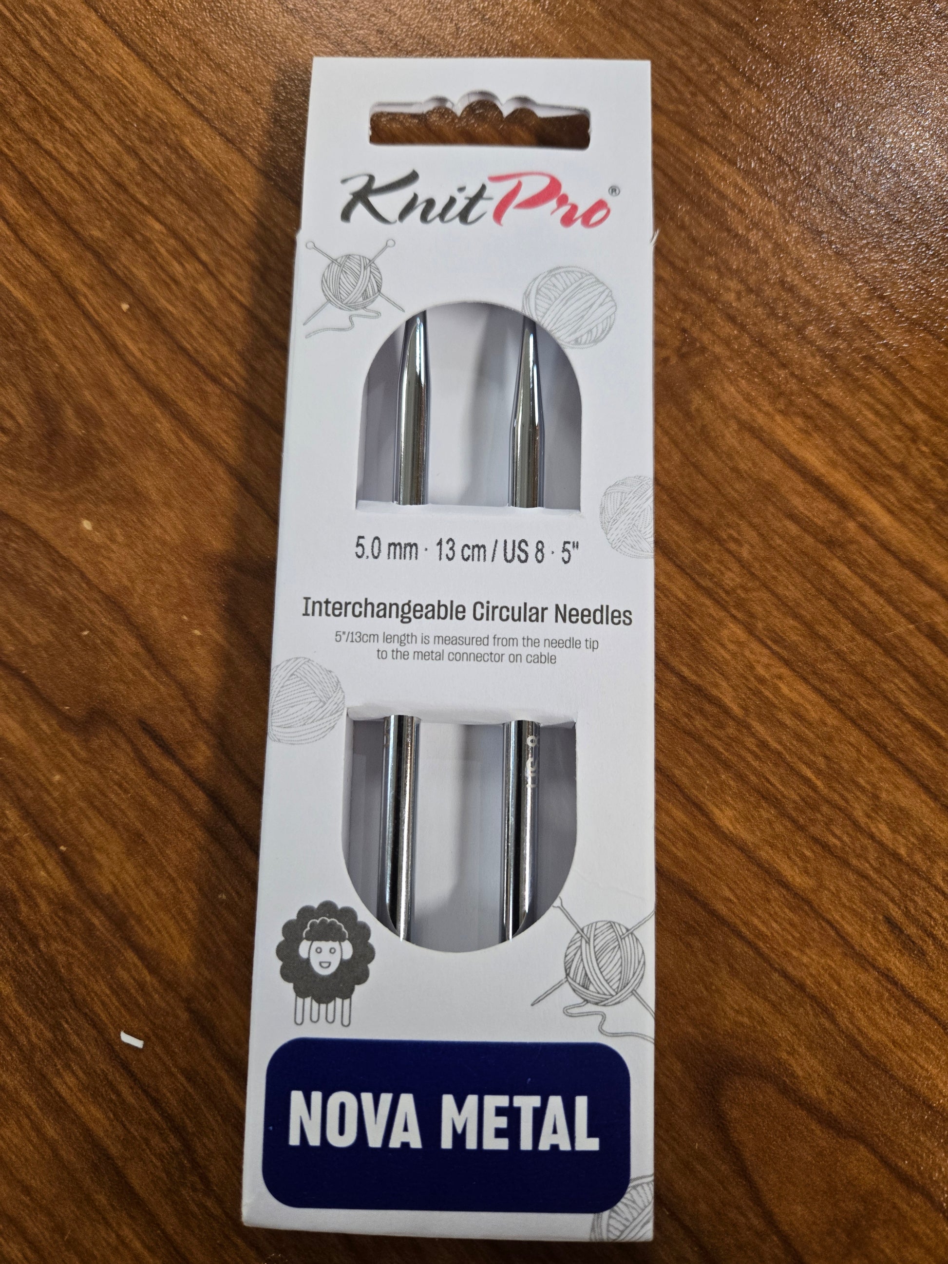 Knit pro Nova metal 5 pouce - Laine Couture