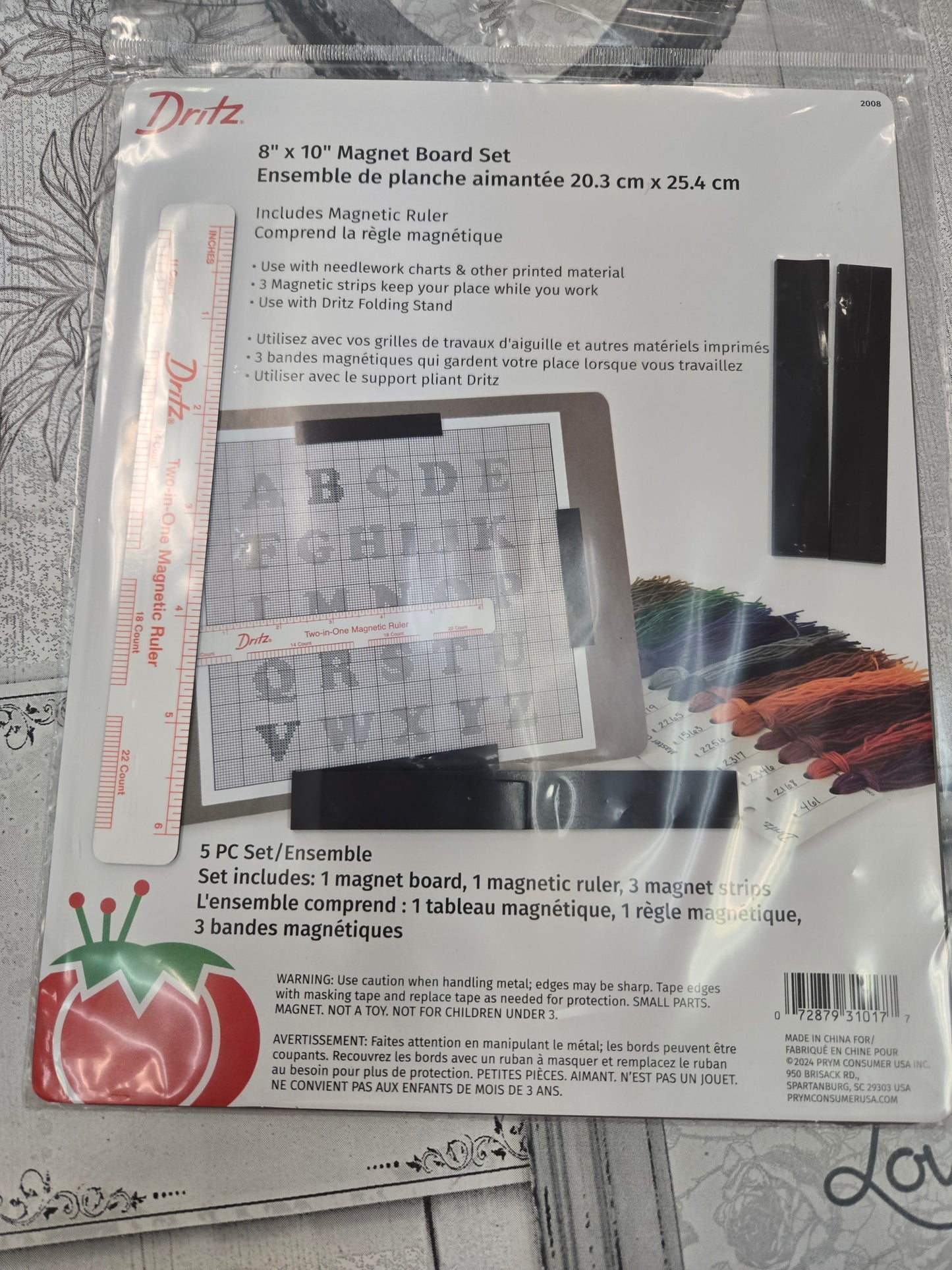 Ensemble de planche magnetique