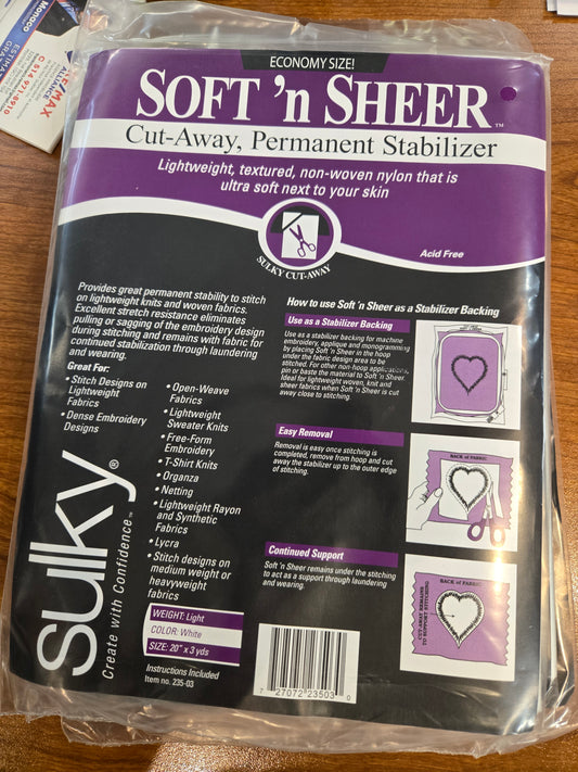 Soft n sheer cut away