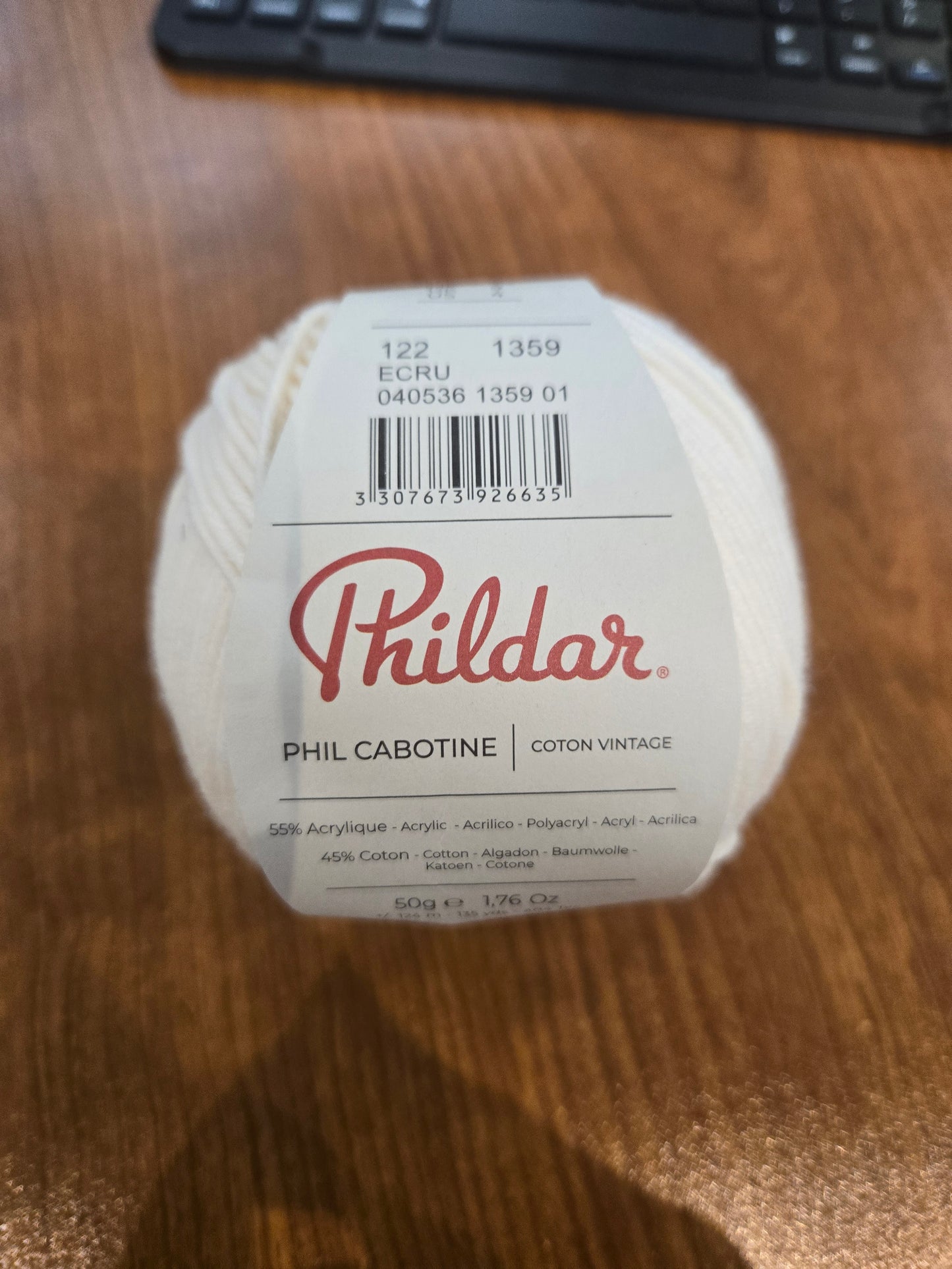Phil Cabotine coton vintage - Laine Couture