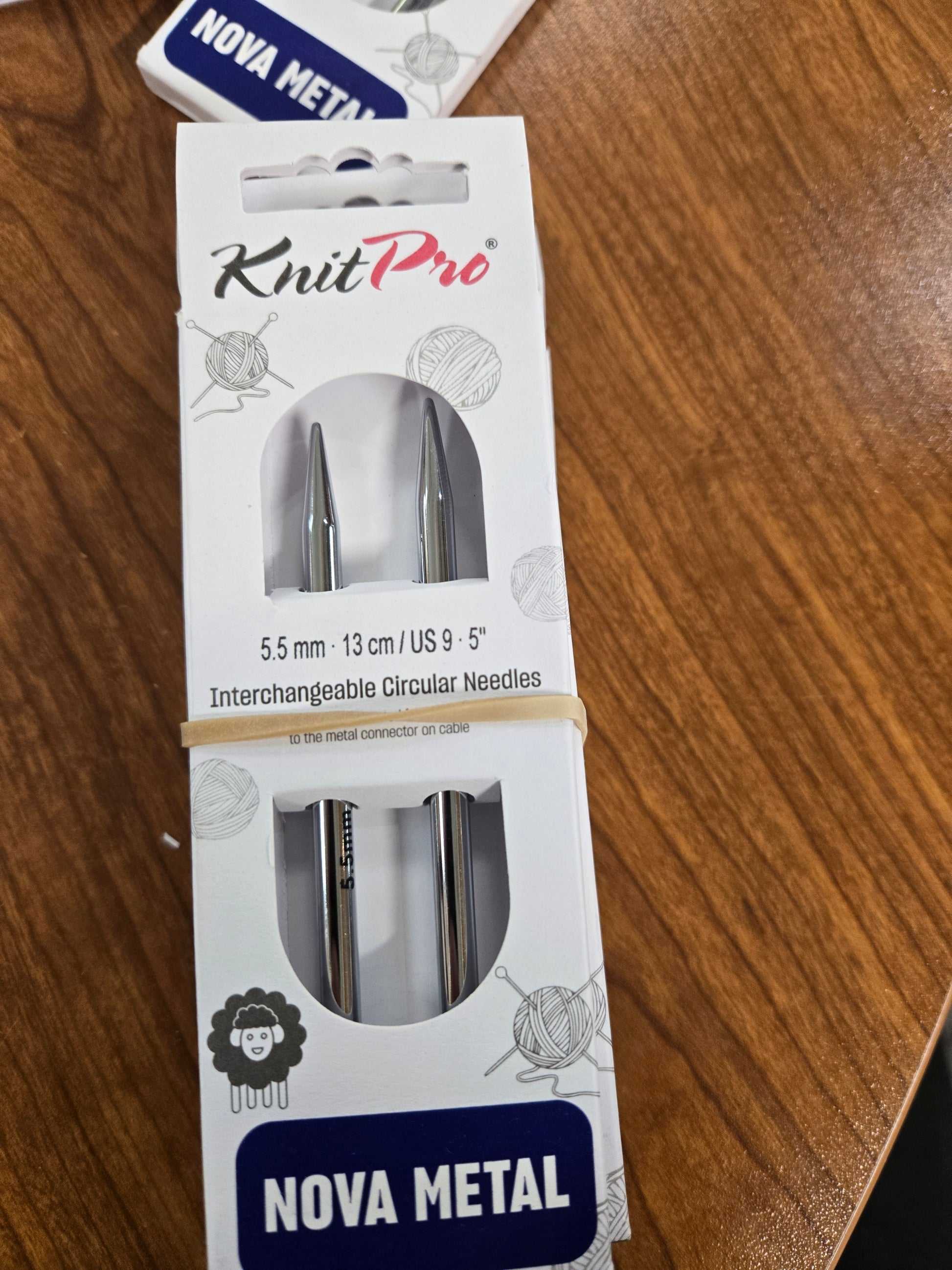 Knit pro Nova metal 5 pouce - Laine Couture