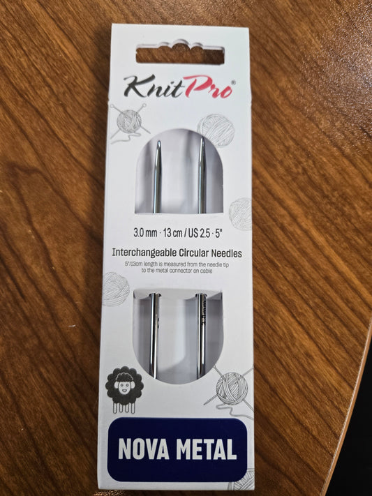 Knit pro Nova metal 5 pouce by Laine Couture