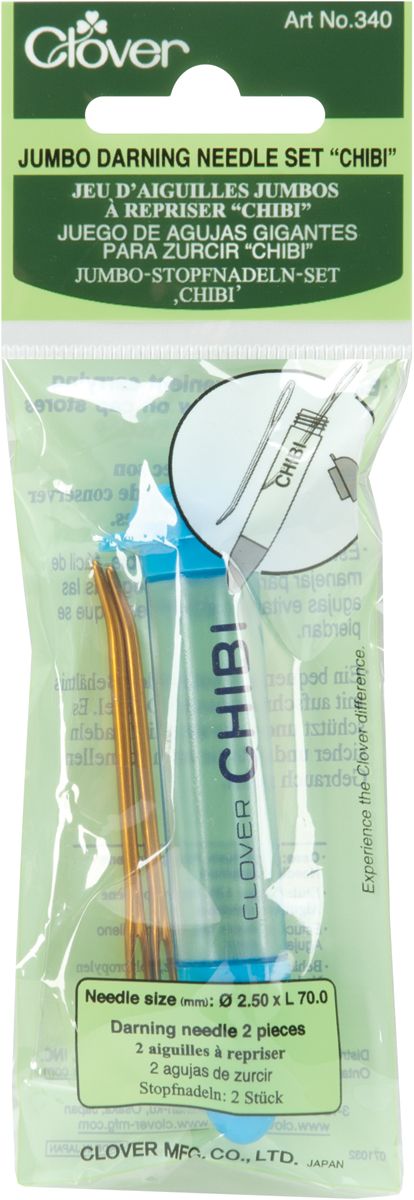 Clover Chibi Tapestry Needle Set Jumbo 2/Pkg