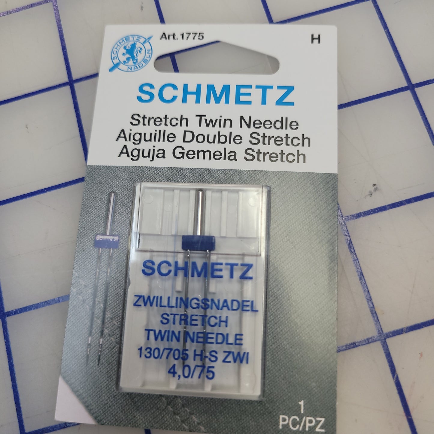 Aiguille double Schmetz 4mm stretch