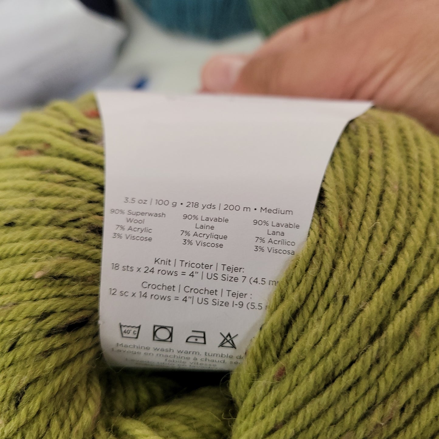 Deluxe worsted tweed olive 904