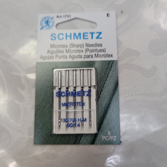 Aiguille microtex pointues Schmetz