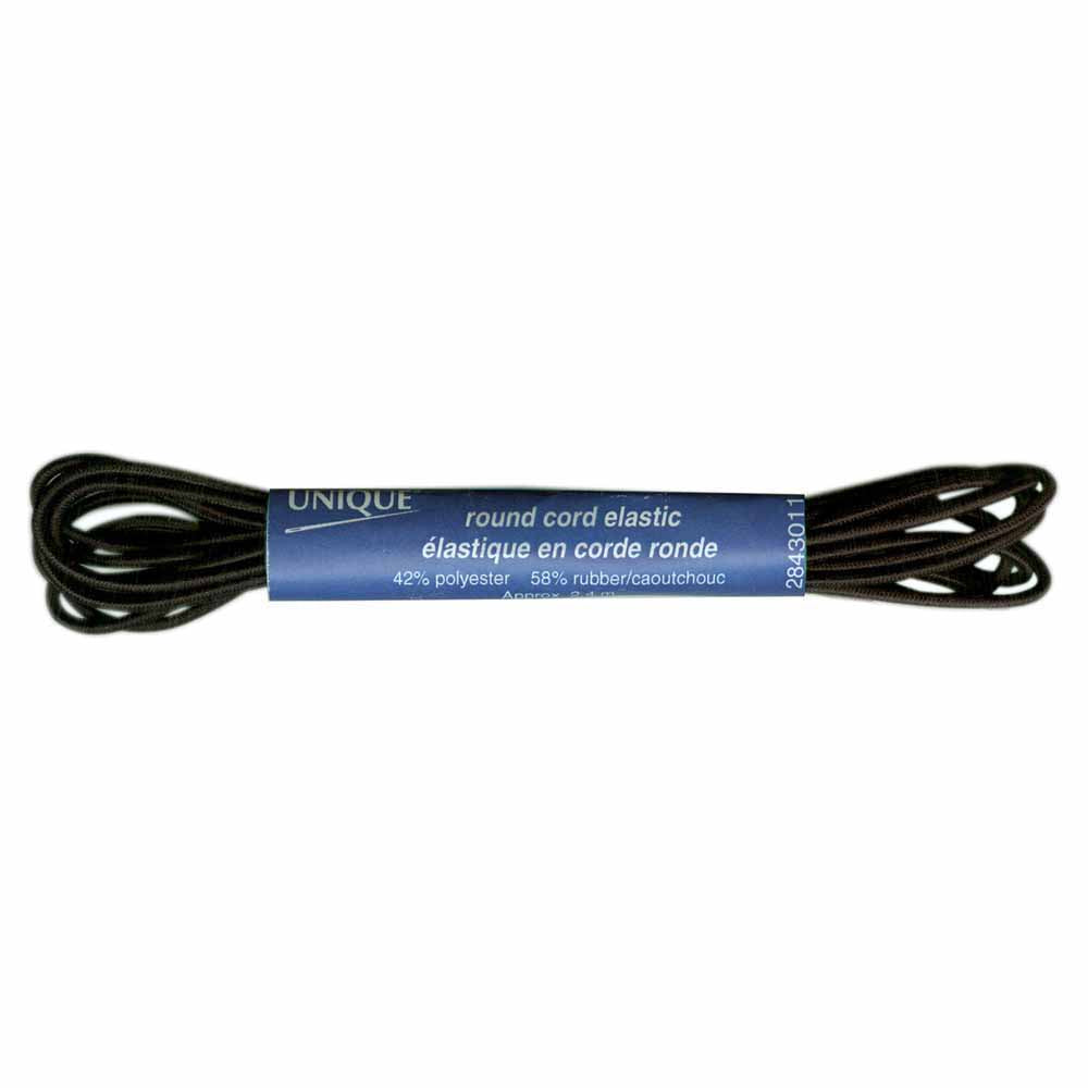 UNIQUE Round Cord Elastic 1.5mm x 2.4m - Black