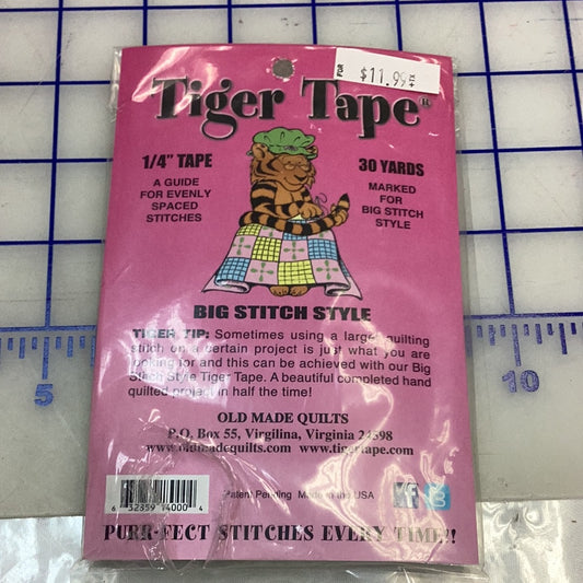 Tiger Tape pour la Courtepointe